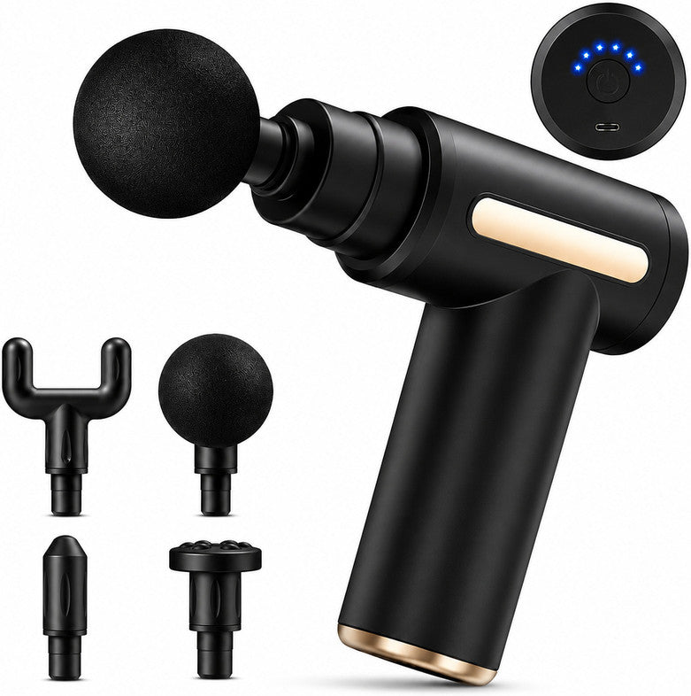Portable Massage Gun – 4 Heads